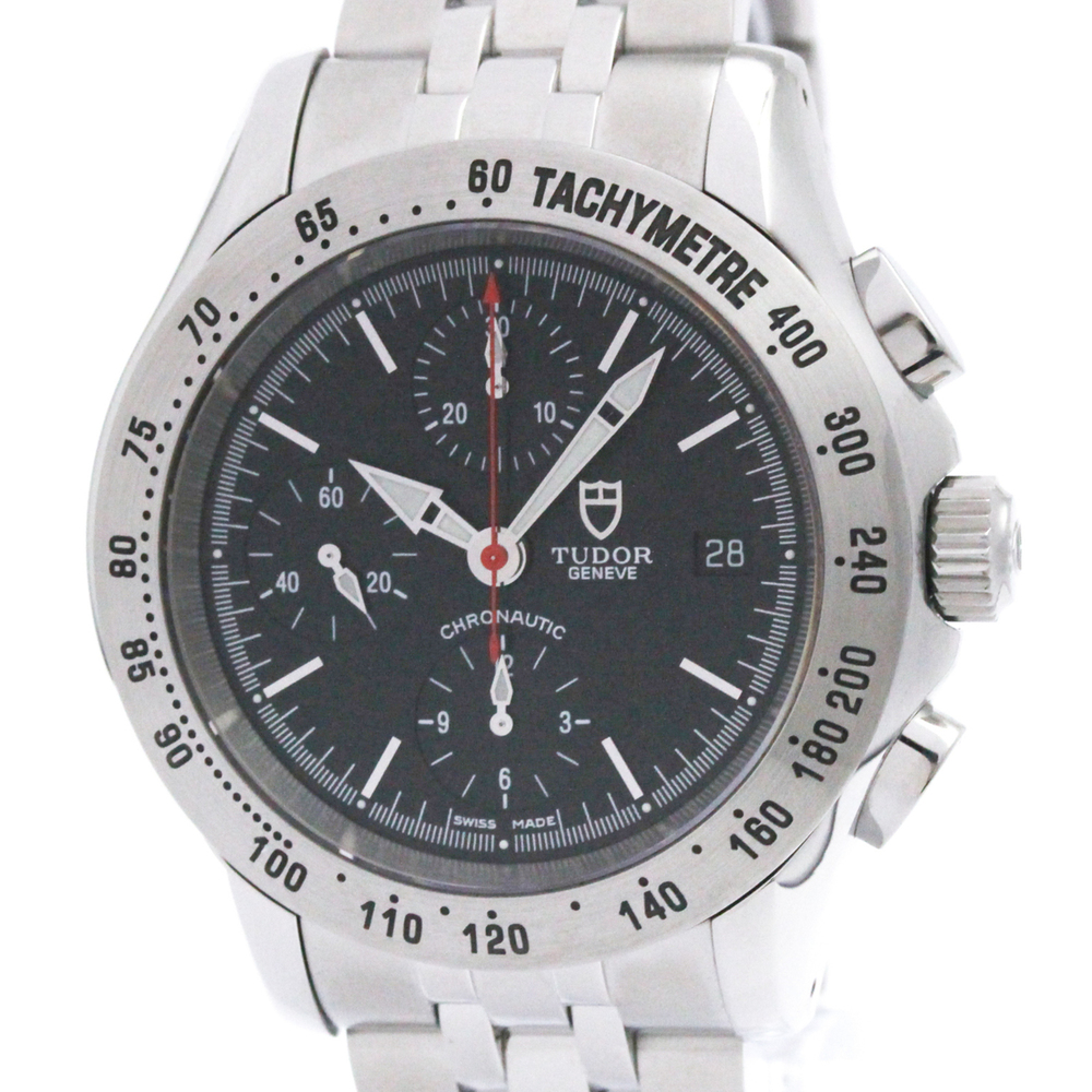 TUDOR Chronautic Chronograph Steel Automatic Mens Watch 79390P Polished